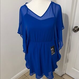 Express Royal Blue beach dress